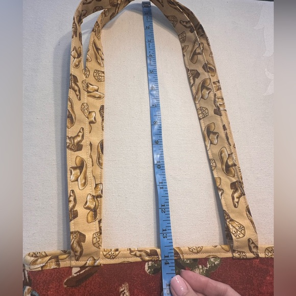 One-Of-A-Kind Rodeo Purse/Reusable Shopping Bag Handmade - Picture 8 of 9